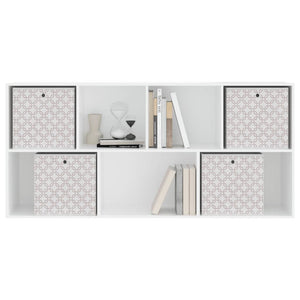 Faltboxen 4er Set Creme 32x32x32 cm