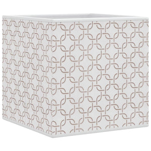 Faltboxen 4er Set Creme 32x32x32 cm