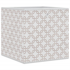 Faltboxen 10er Set Creme 32x32x32 cm