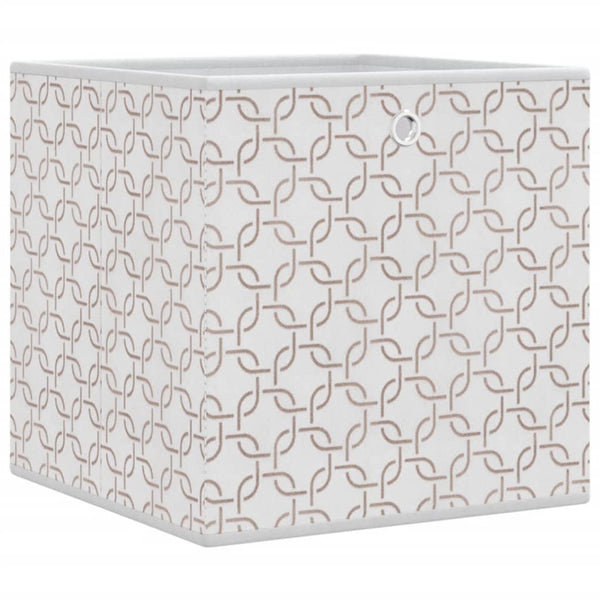 Faltboxen 10er Set Creme 32x32x32 cm