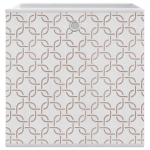 Faltboxen 10er Set Creme 32x32x32 cm