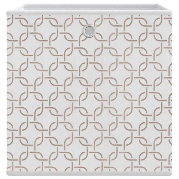 Faltboxen 10er Set Creme 32x32x32 cm