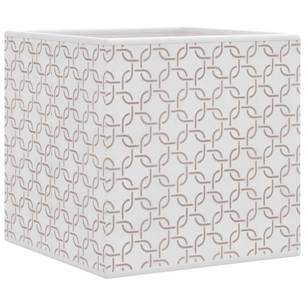 Faltboxen 10er Set Creme 32x32x32 cm