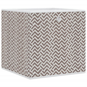 Faltboxen 4er Set Braun 32x32x32 cm