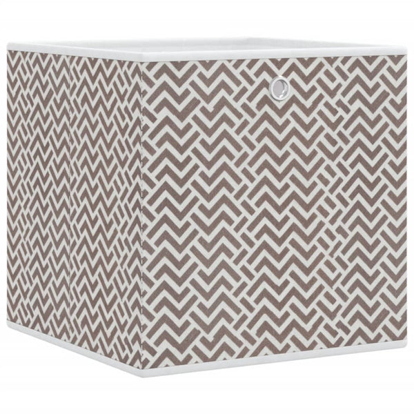Faltboxen 4er Set Braun 32x32x32 cm