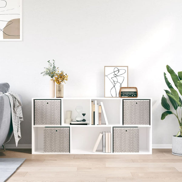 Faltboxen 4er Set Braun 32x32x32 cm
