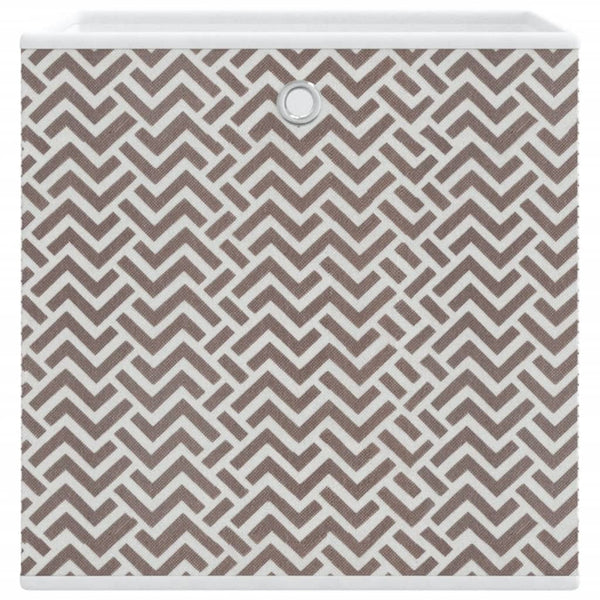 Faltboxen 4er Set Braun 32x32x32 cm