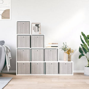 Faltboxen Braun 32x32x32 cm 10er-Set