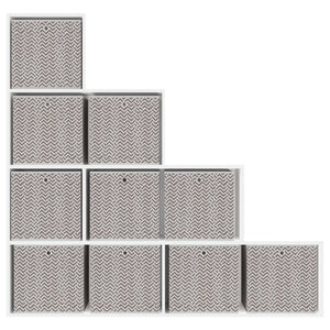 Faltboxen Braun 32x32x32 cm 10er-Set
