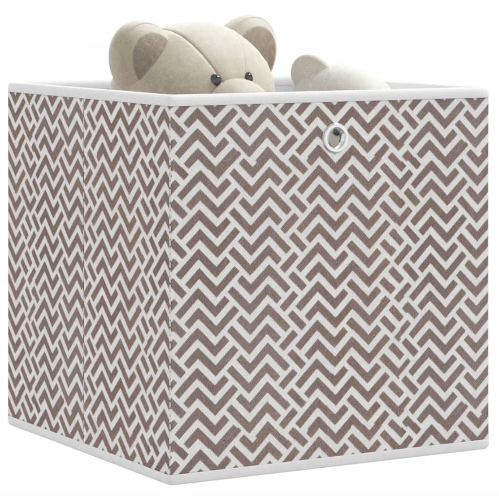 Faltboxen Braun 32x32x32 cm 10er-Set