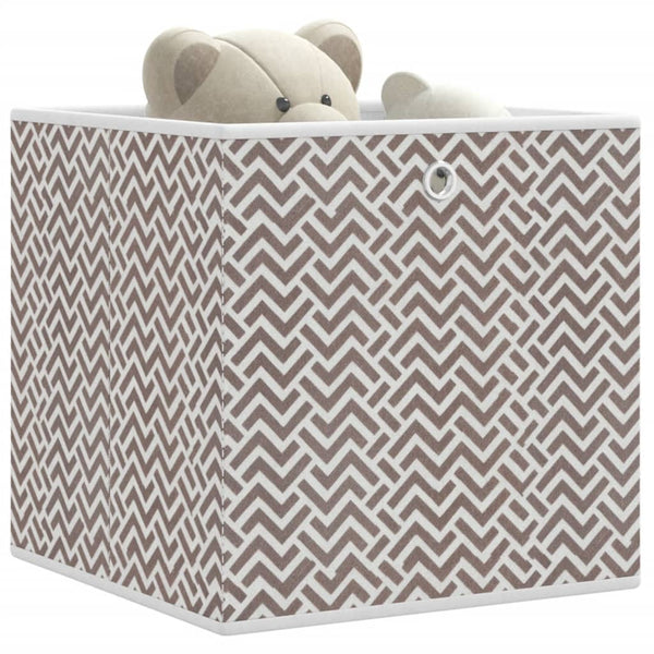 Faltboxen Braun 32x32x32 cm 10er-Set