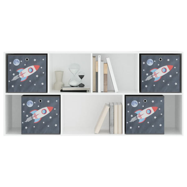 Faltboxen Grau 4er Set 32x32x32cm