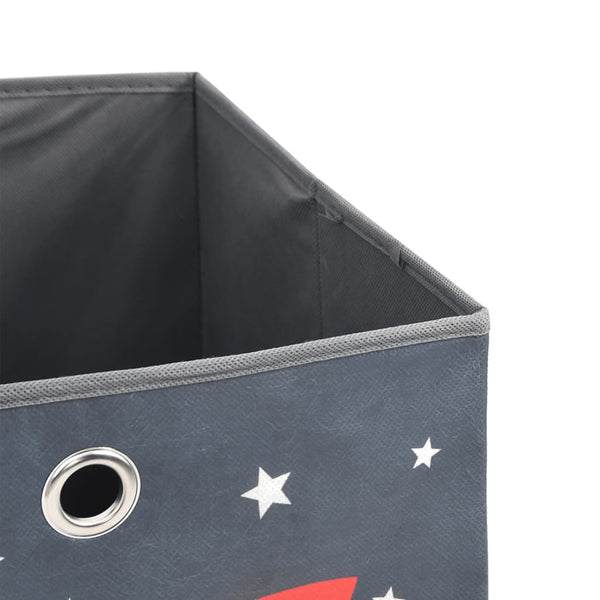 Faltboxen 10er Set Grau 32x32x32 cm