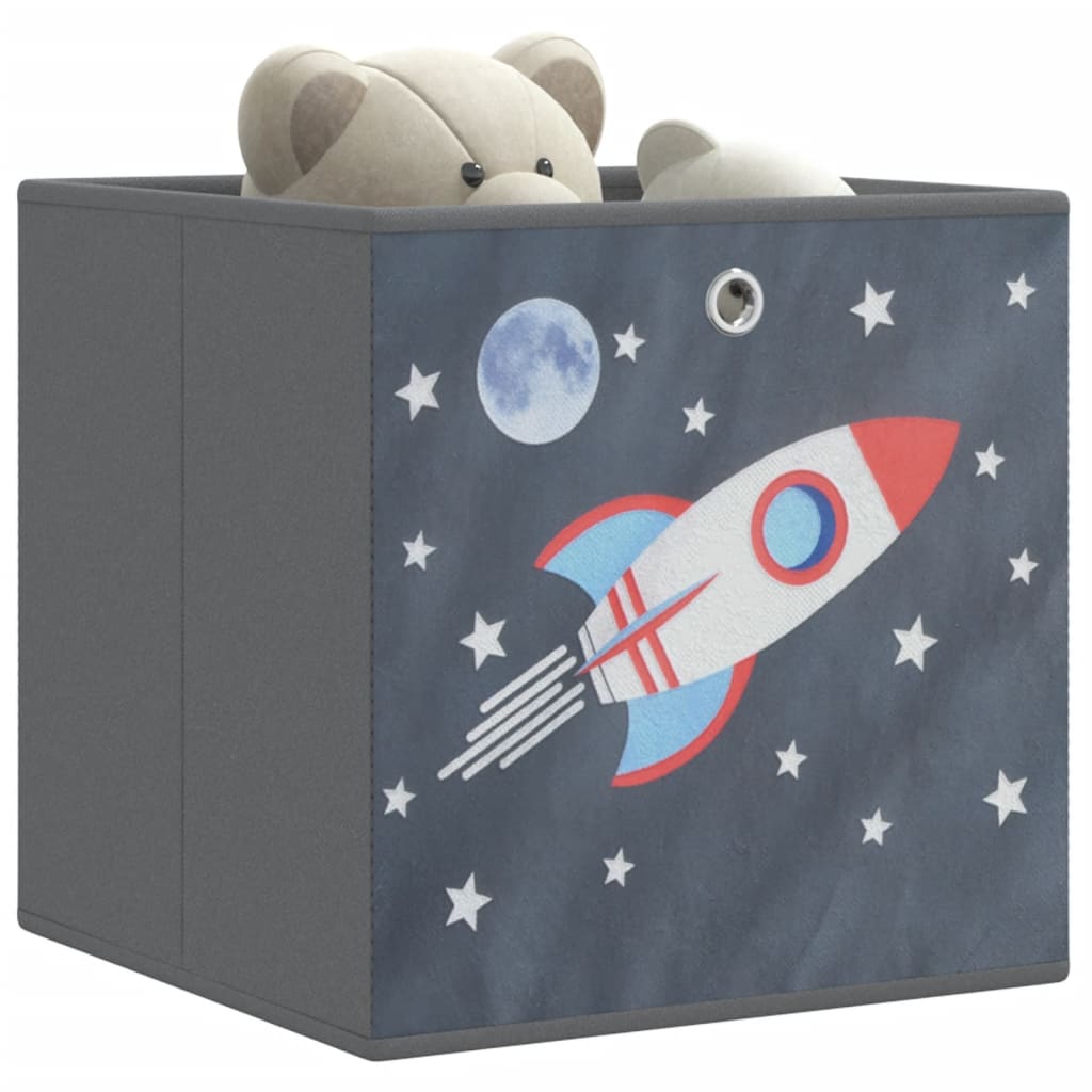 Faltboxen 10er Set Grau 32x32x32 cm