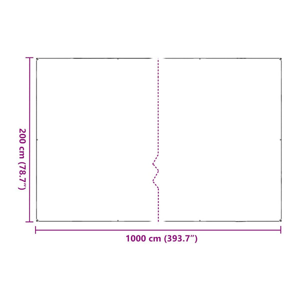 Pflanzenabdeckung 2x10m mit Ösen