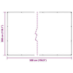 Pflanzenabdeckung 3x5 m mit Ösen