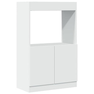 Highboard Weiß 63x33x100 cm