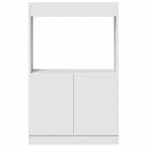 Highboard Weiß 63x33x100 cm
