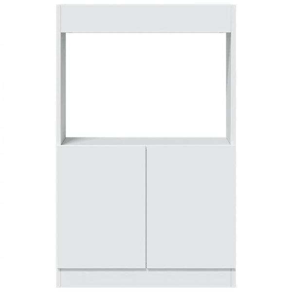 Highboard Weiß 63x33x100 cm