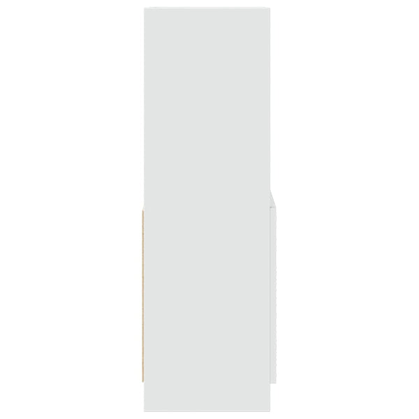 Highboard Weiß 63x33x100 cm