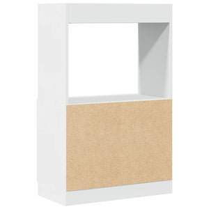Highboard Weiß 63x33x100 cm