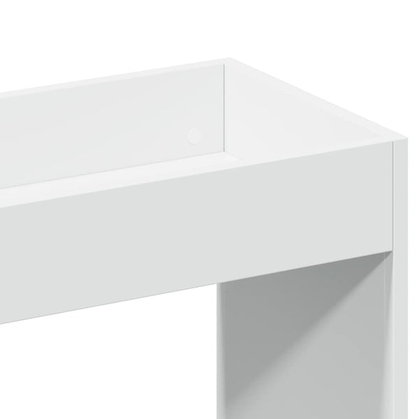 Highboard Weiß 63x33x100 cm