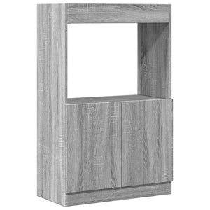 Highboard Grau Sonoma-Eiche 63x100 cm