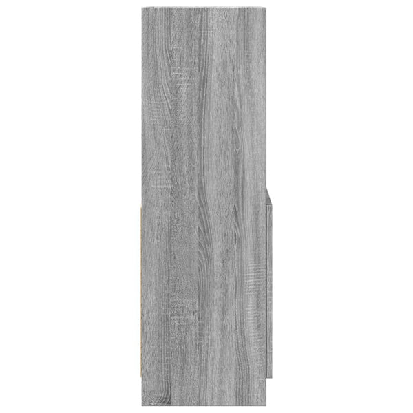 Highboard Grau Sonoma-Eiche 63x100 cm