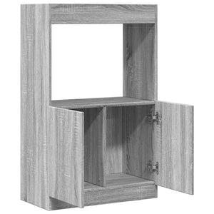 Highboard Grau Sonoma-Eiche 63x100 cm