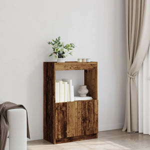 Highboard Altholz-Optik 63x33x100 cm