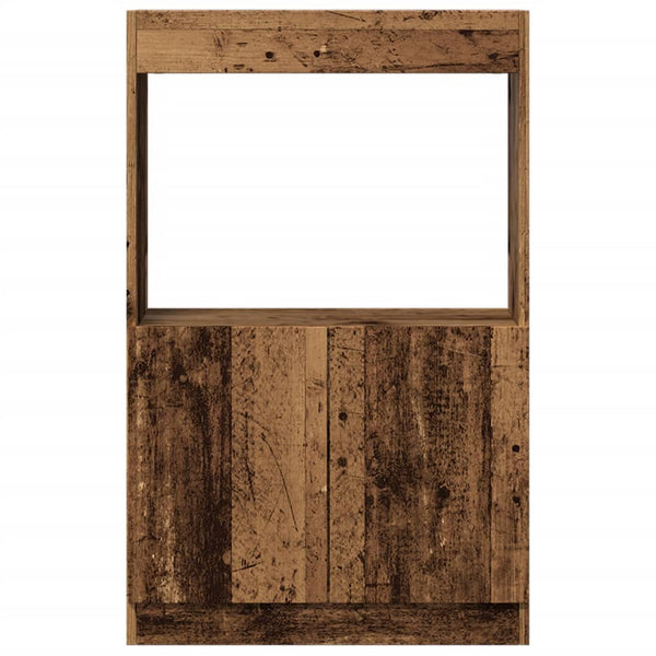 Highboard Altholz-Optik 63x33x100 cm