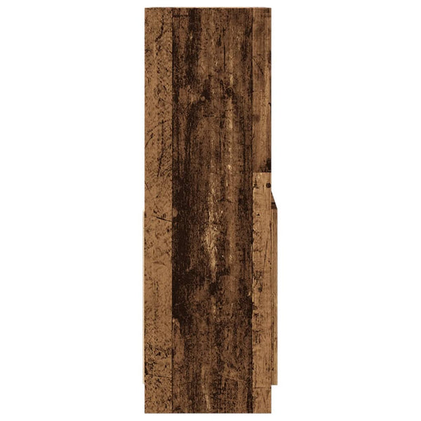 Highboard Altholz-Optik 63x33x100 cm