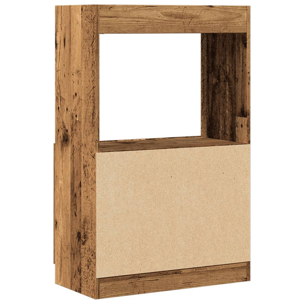 Highboard Altholz-Optik 63x33x100 cm