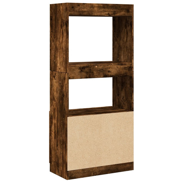 Highboard Räuchereiche 63x33x140cm