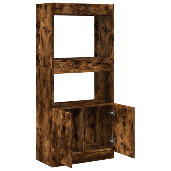 Highboard Räuchereiche 63x33x140cm