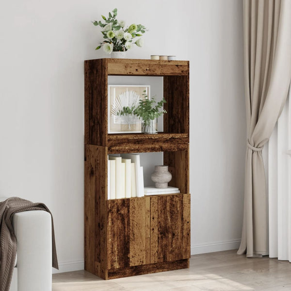 Highboard Altholz-Optik, 140 cm