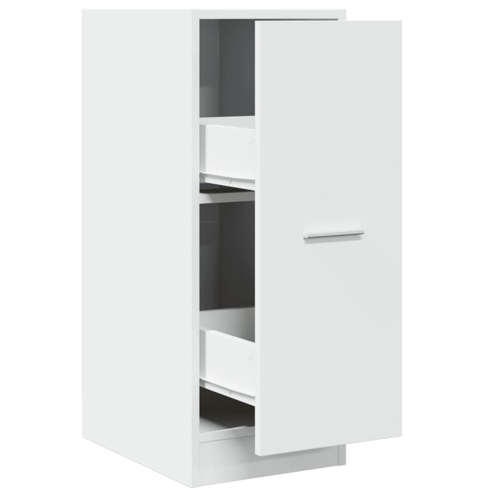 vidaXL Armoire de pharmacie Blanc 30 x 41 x 77,5 cm Bois d'ingénierie