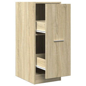 vidaXL Meuble de salle de bain chêne Sonoma 30x41x77,5 cm bois d'ingénierie
