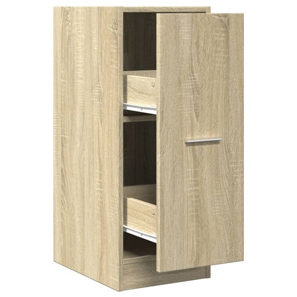 vidaXL Meuble de salle de bain chêne Sonoma 30x41x77,5 cm bois d'ingénierie