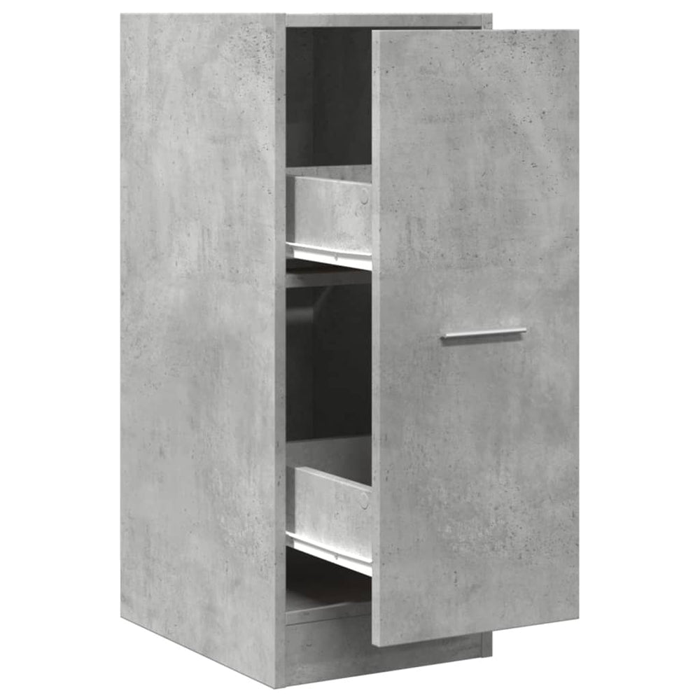 Betongrauer Apothekerschrank 30x41x77,5 cm