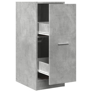 Betongrauer Apothekerschrank 30x41x77,5 cm