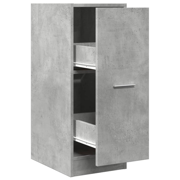Betongrauer Apothekerschrank 30x41x77,5 cm