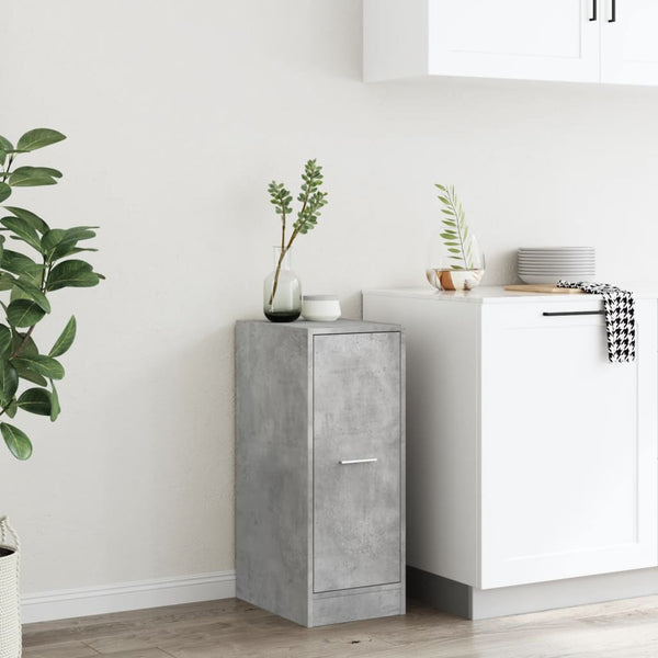 Betongrauer Apothekerschrank 30x41x77,5 cm