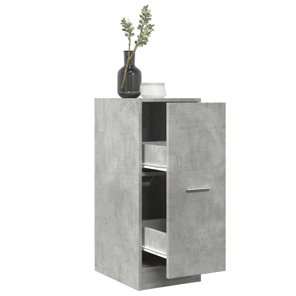 Betongrauer Apothekerschrank 30x41x77,5 cm