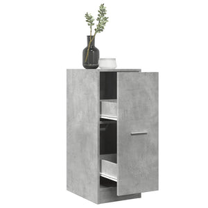 Betongrauer Apothekerschrank 30x41x77,5 cm