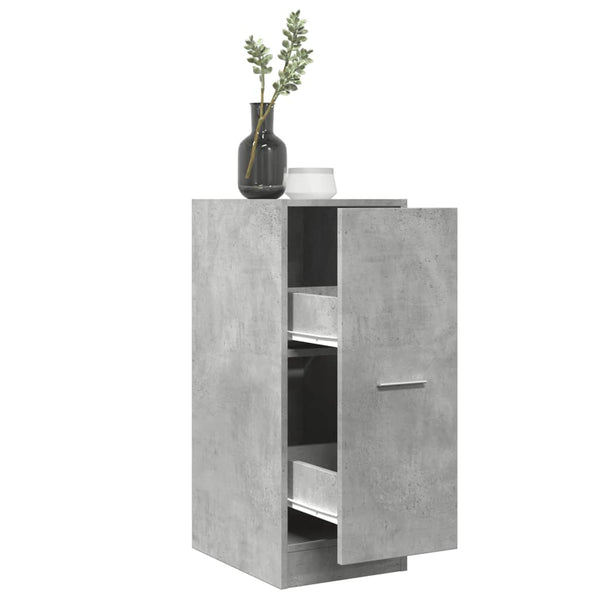 Betongrauer Apothekerschrank 30x41x77,5 cm