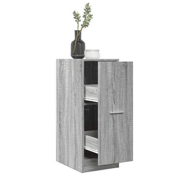Apothekerschrank Grau Sonoma 30x41x77,5 cm