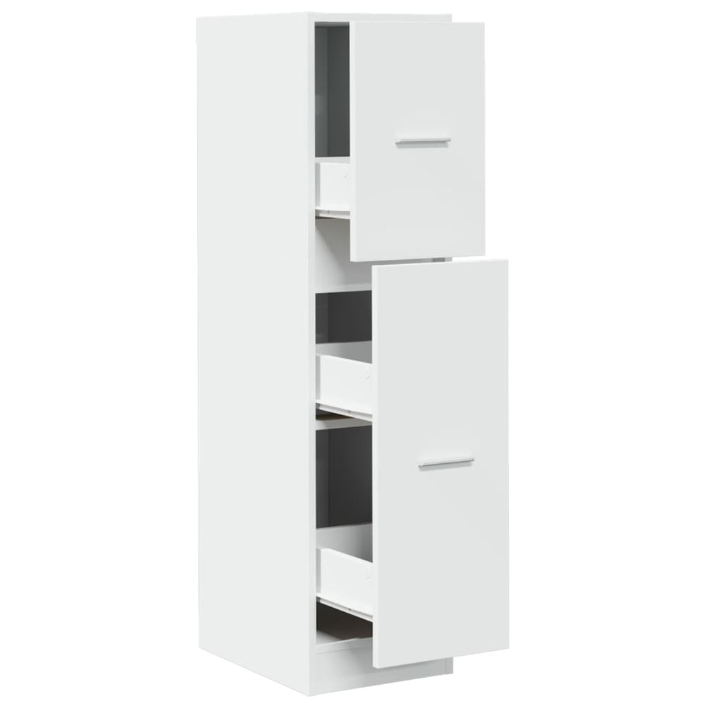 Weißer Apothekerschrank 30x41x118 cm