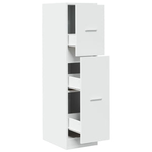 Weißer Apothekerschrank 30x41x118 cm