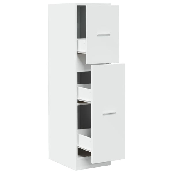 Weißer Apothekerschrank 30x41x118 cm